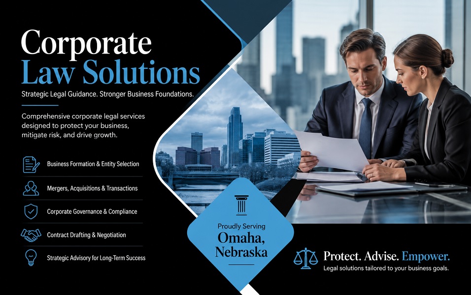 Corporate Law Firm in Omaha Nebraska